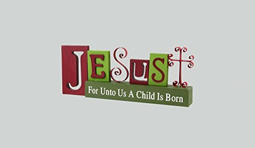 Youngs Christmas Decor - Jesus is the Reason Tabletop Sign