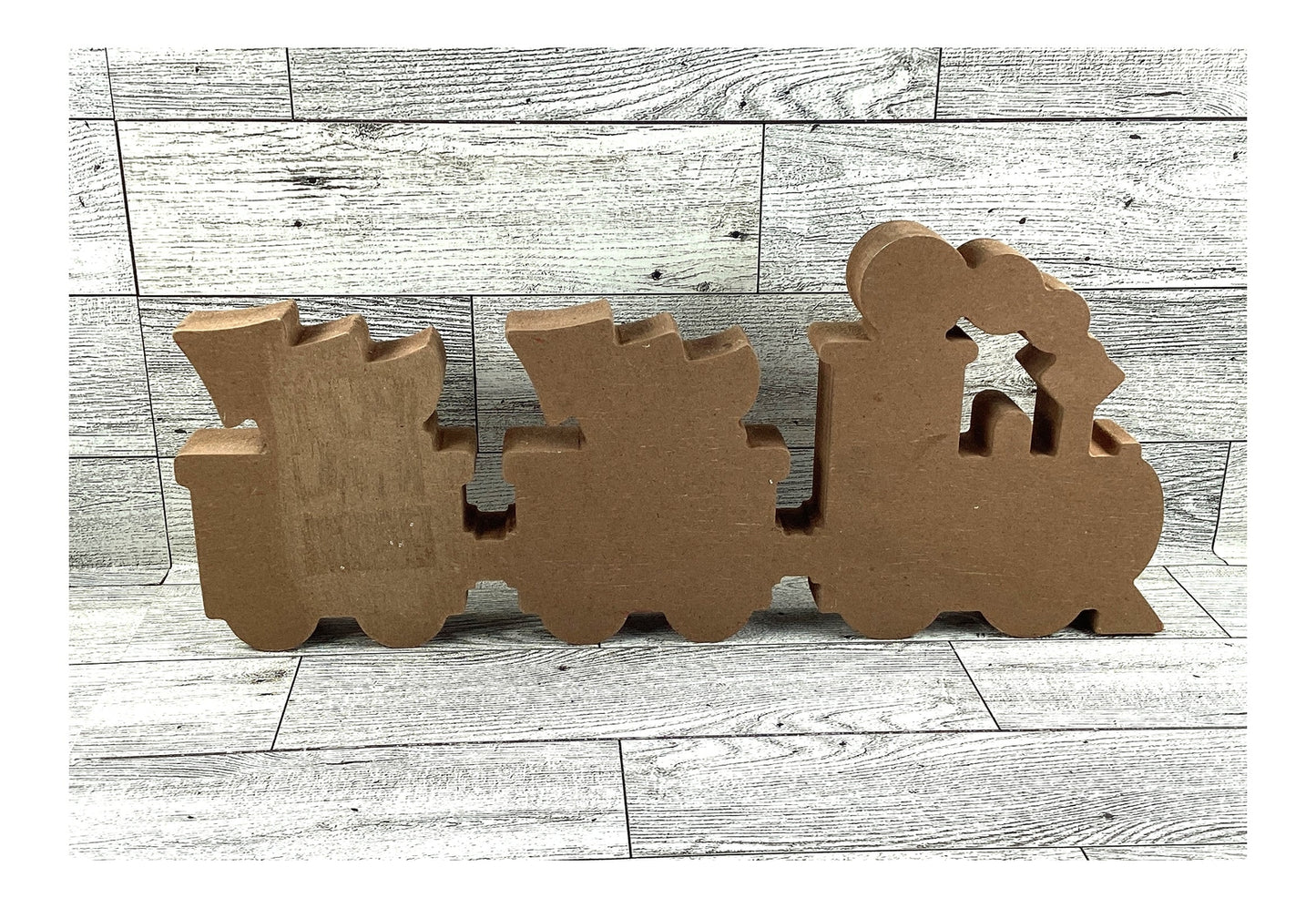 AGD Christmas Decor - Chunky Rocking Horse Train Bulbs Tier Tray 4pc Set