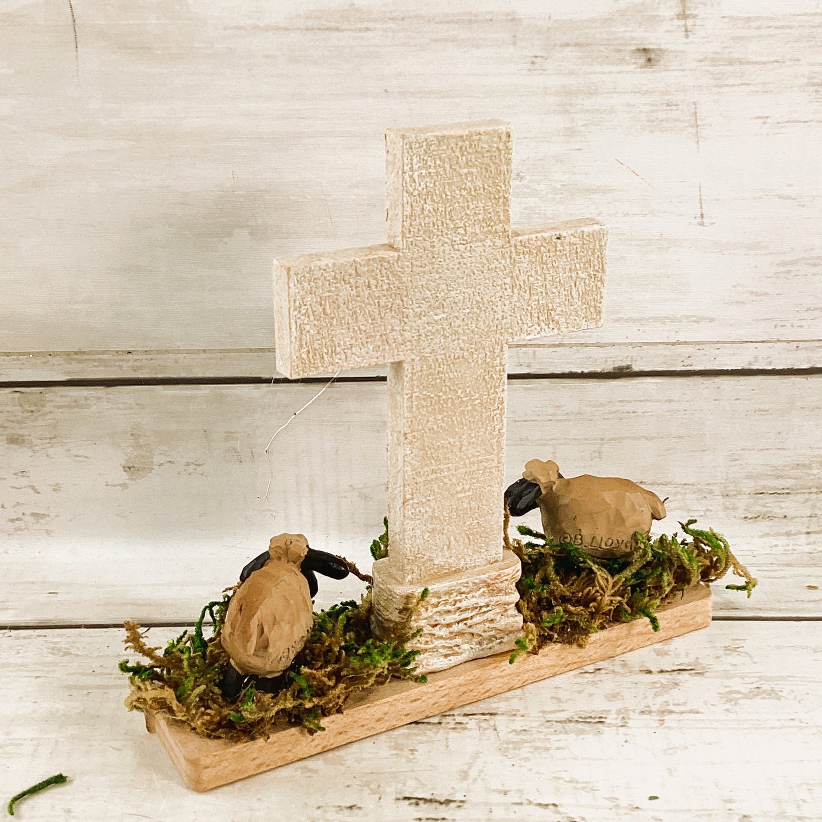 AGD Easter Decor -  LOVE Resurrection Sheep Display