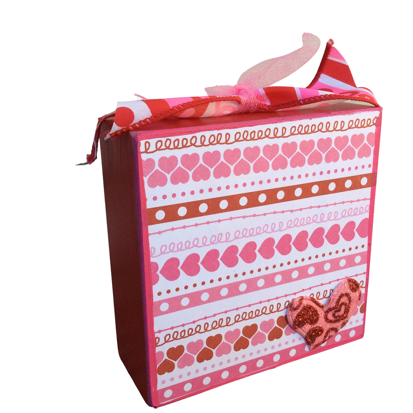 AGD Valentines Decor - Love Deeply Bible Verse Scripture Box Sign