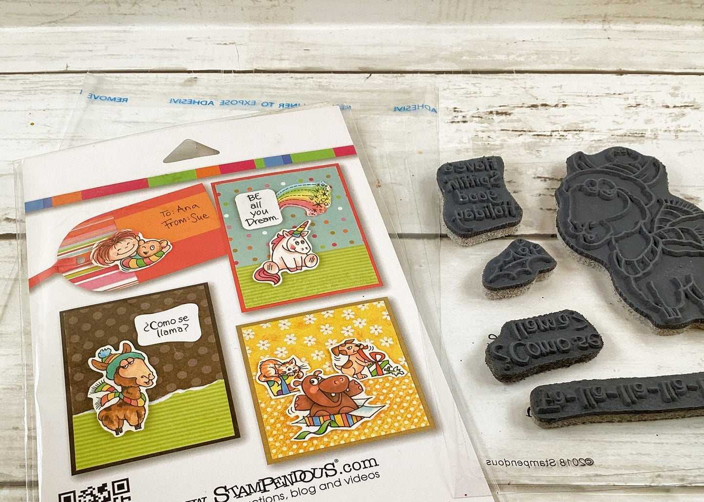 Stampendous Stamp and Die Cut - Christmas Llama