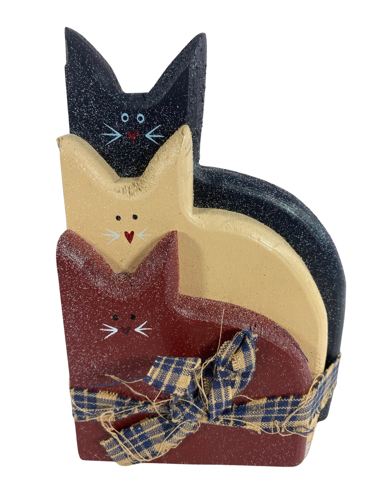 AGD Patriotic Decor - USA Stacking Blocks Americana Cat 3pc Set