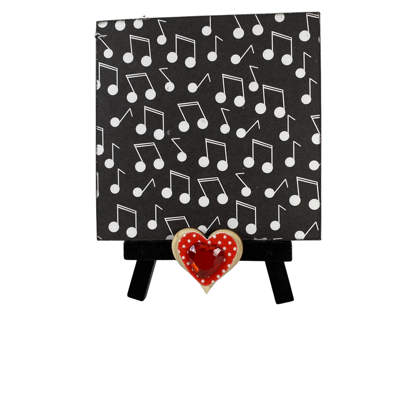 AGD Valentines Decor - Dog Woof Mini Easel Sign