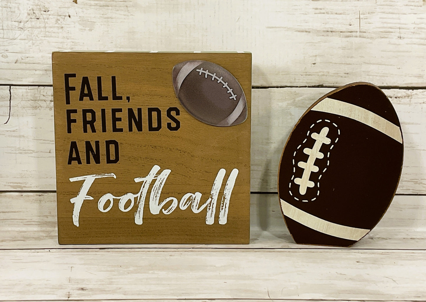 AGD Fall Decor - Truck Football Superbowl Party Theme  Decor 4pc