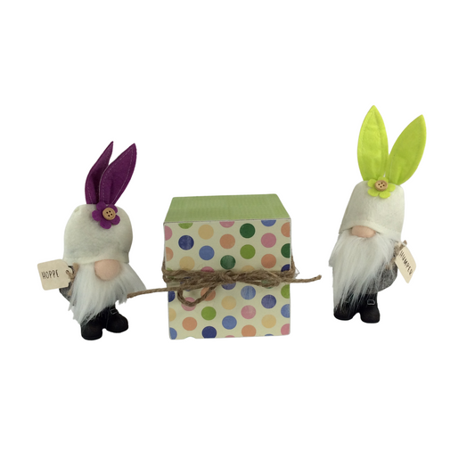 AGD Easter Decor - Spring Bunny Rabbit Ear Gnomes