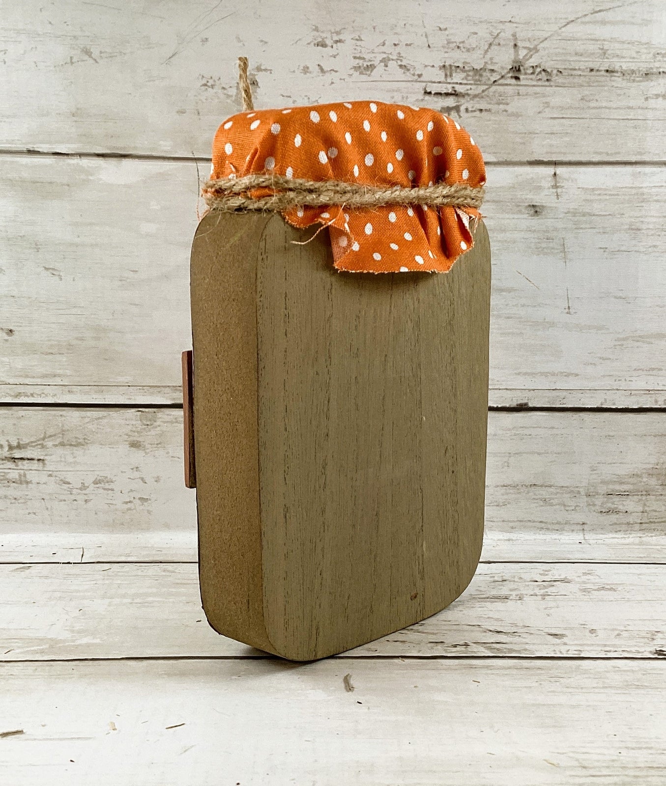 AGD Fall Decor -  Fall Decor - Chunky Wood Berry Sweet Mason Jar