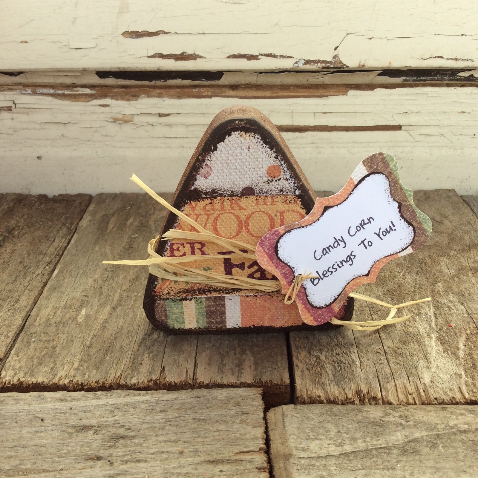 AGD Halloween Fall Decor - Candy Corn Blessings To You