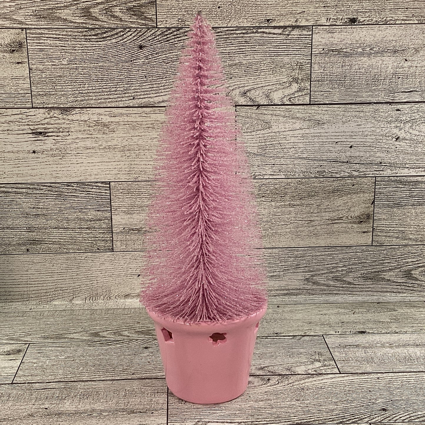AGD Easter Decor -  Pink Pastel Spring Sisal Bottlebrush Tree