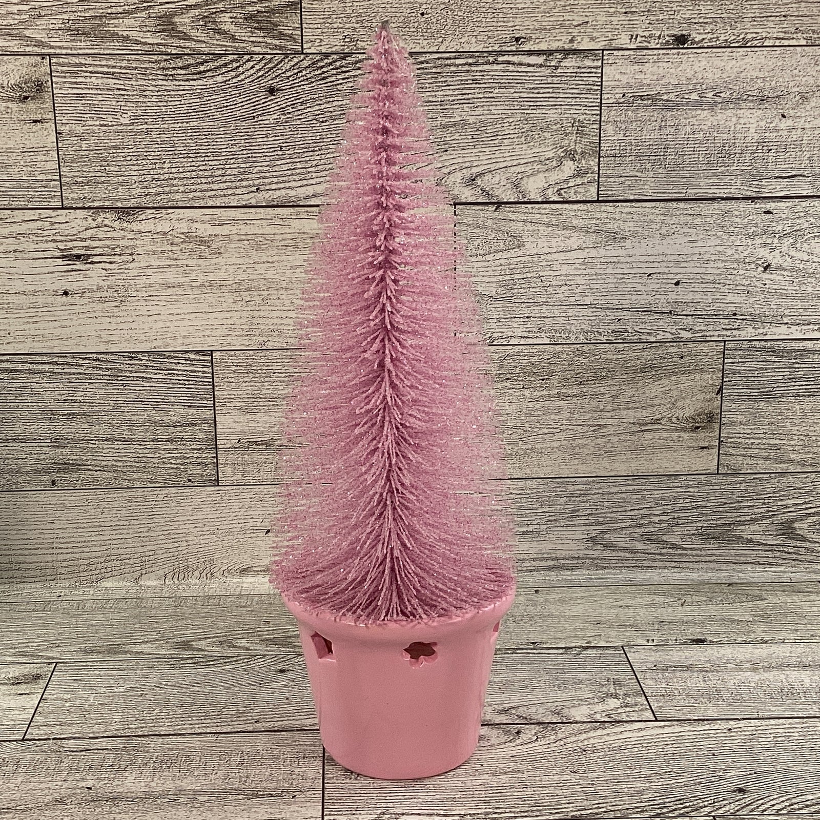 AGD Easter Decor -  Pink Pastel Spring Sisal Bottlebrush Tree