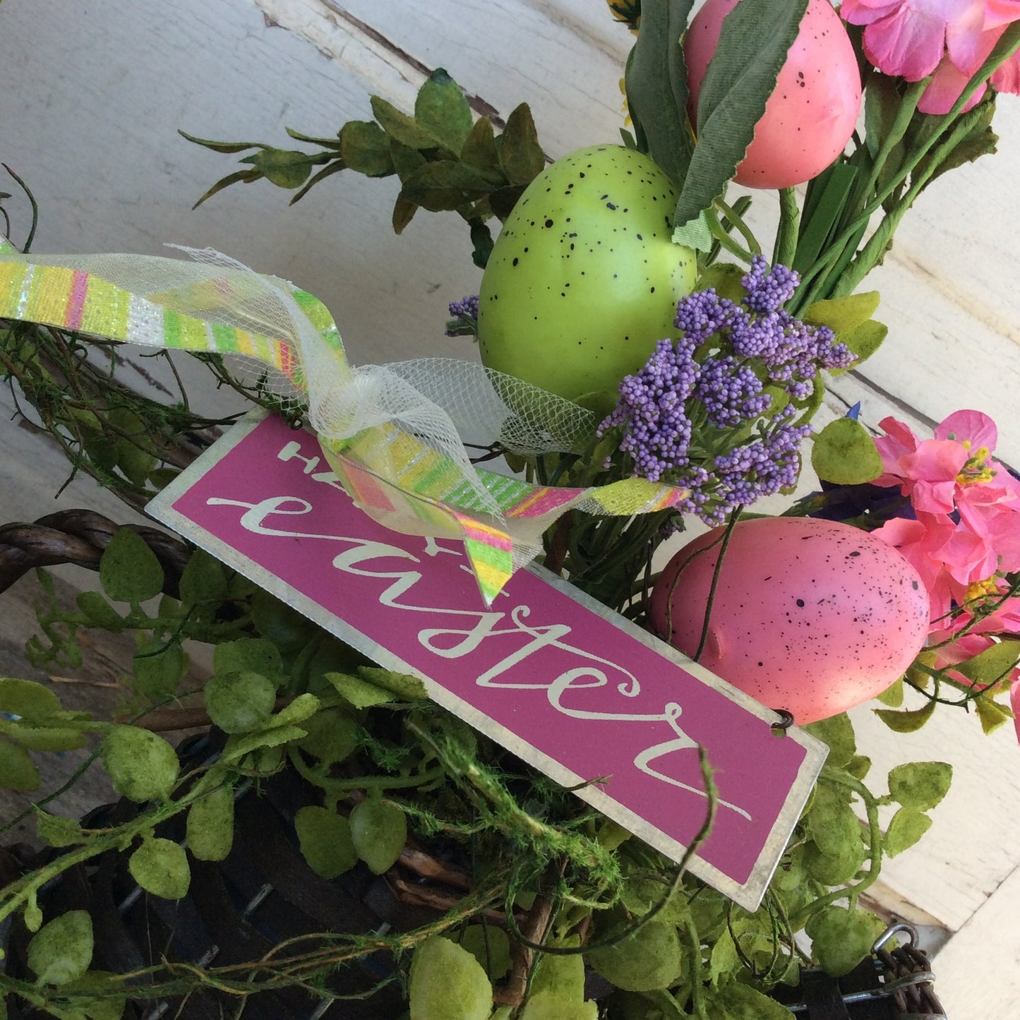 AGD Easter Decor –  Happy Easter Welcome Spring Floral Display