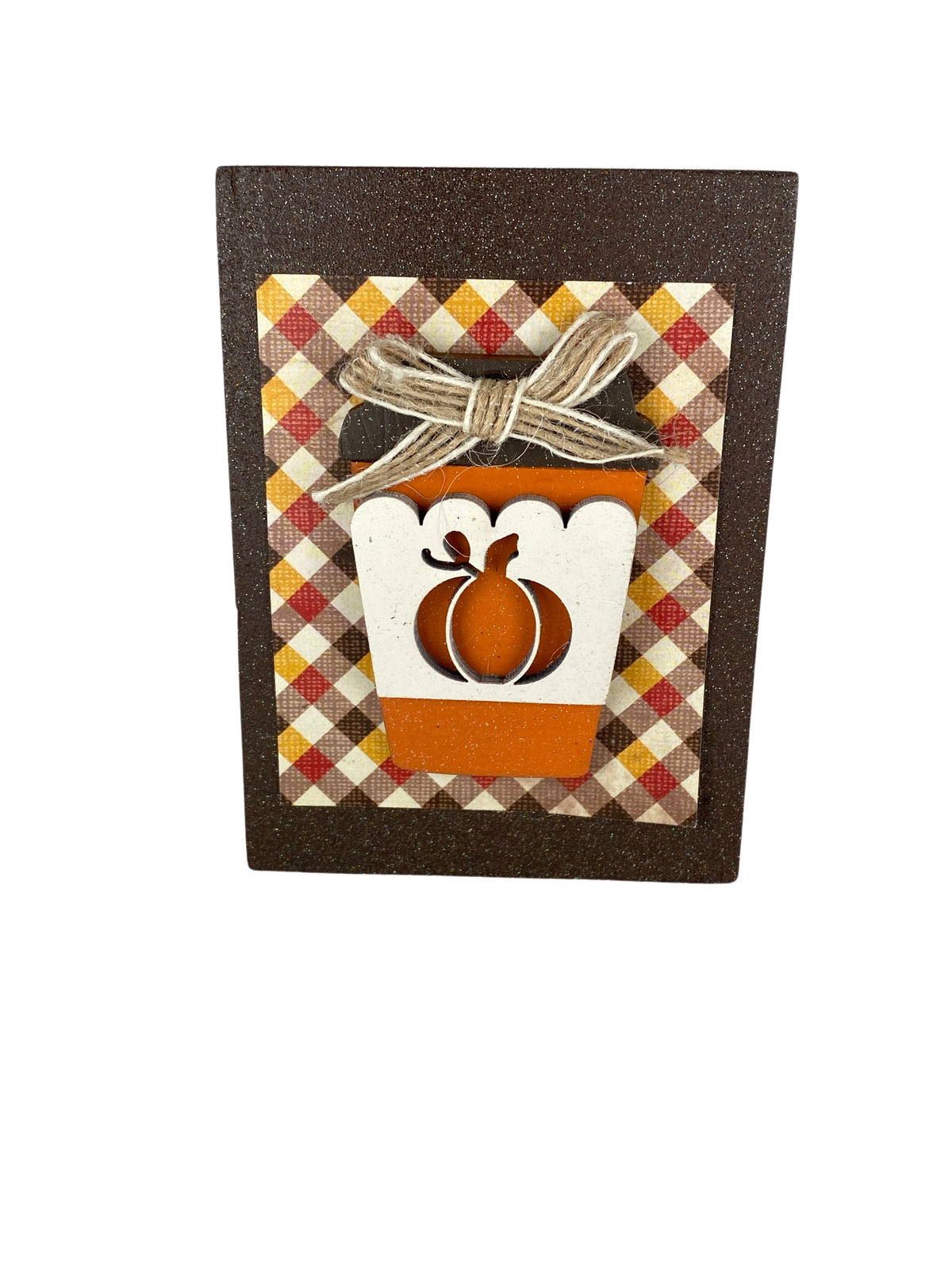 AGD Fall Decor - Pumpkin Spice Season Reversible Wood Block Sign