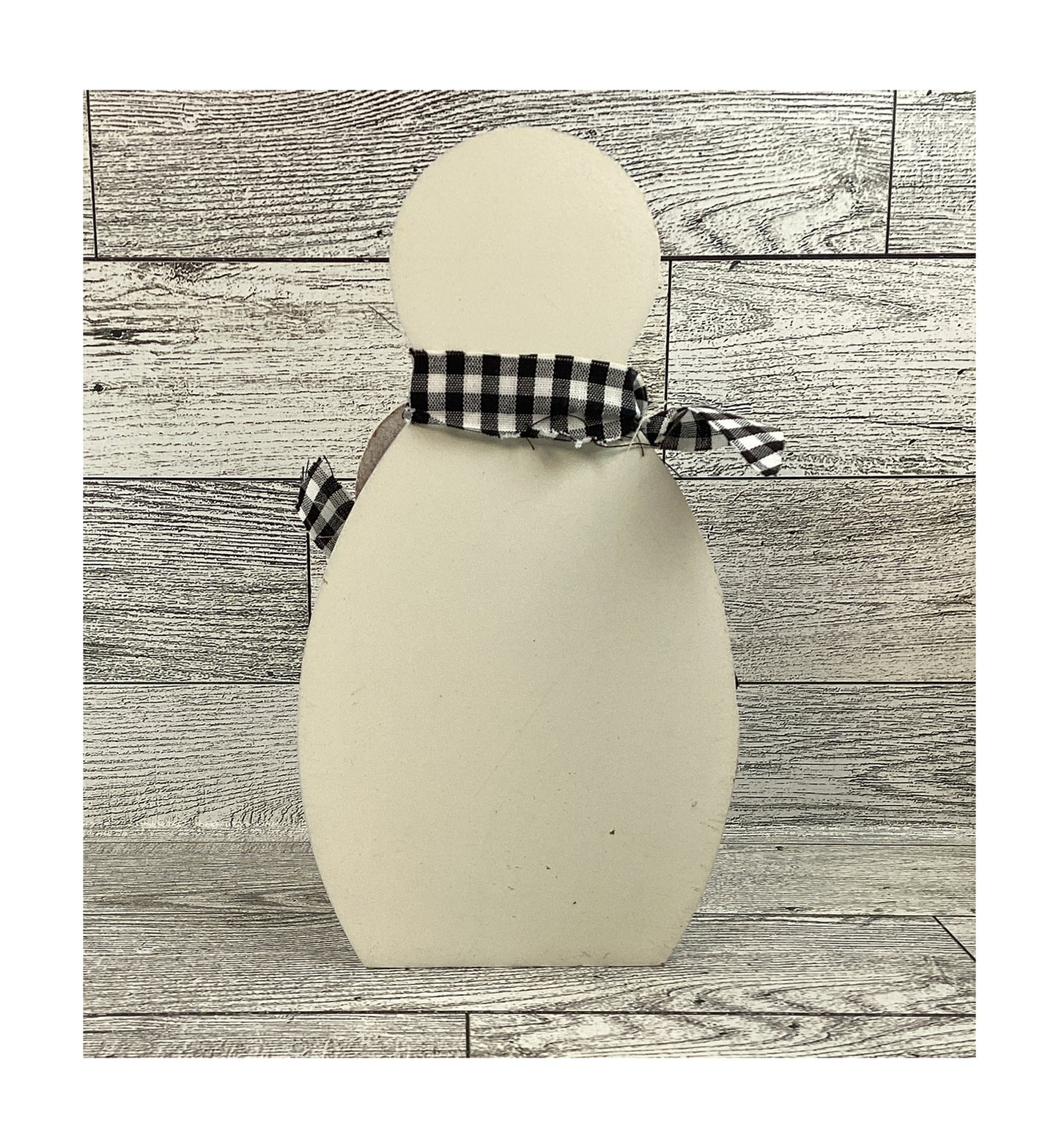 AGD Christmas Decor - Winter Goodwill Snowmen Chunky Wood 3pc