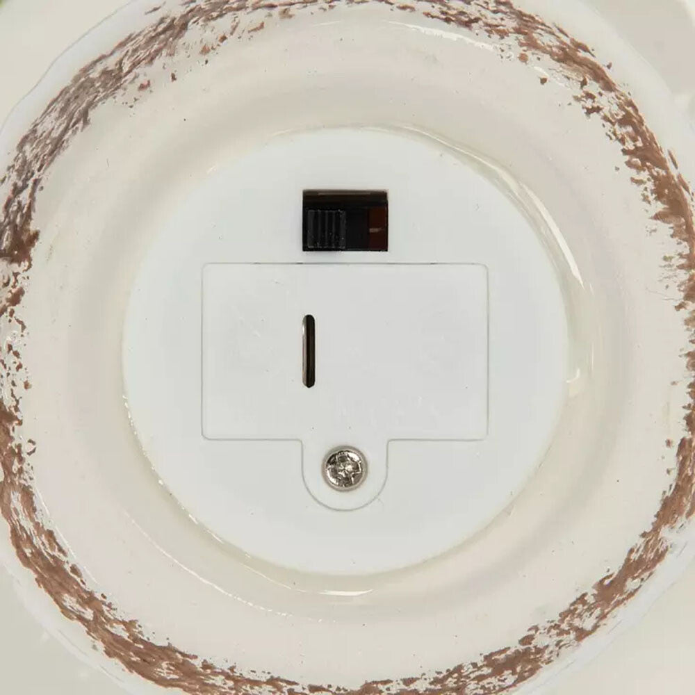 HL Fall Decor - Light Up Ceramic Pumpkin Mug Cupcakes 2pc Set