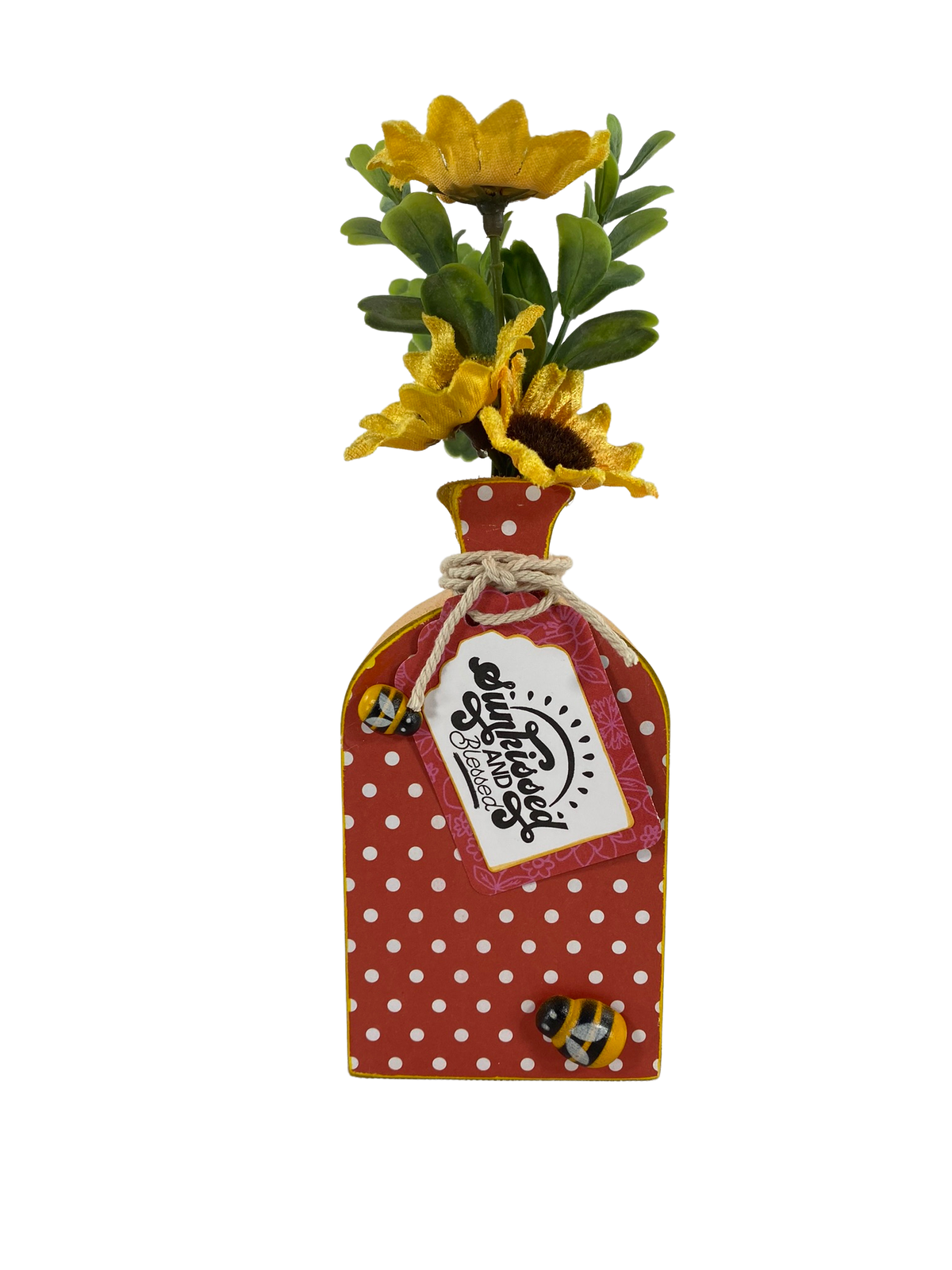 AGD Summer Decor - Sunkissed Blessed Sunflower Gnome 2pc Sitter