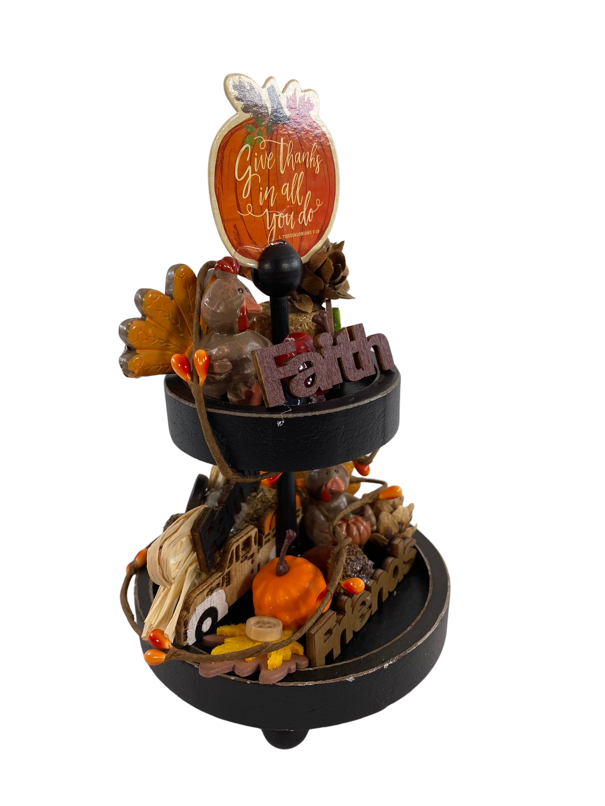 AGD Fall Decor - Small Miniature Tier Tray Complete Display