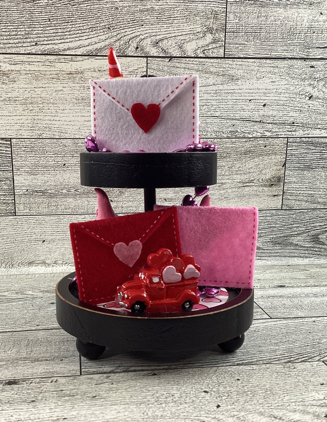 AGD Valentines Decor - Small Miniature Gnome Tray Complete Display
