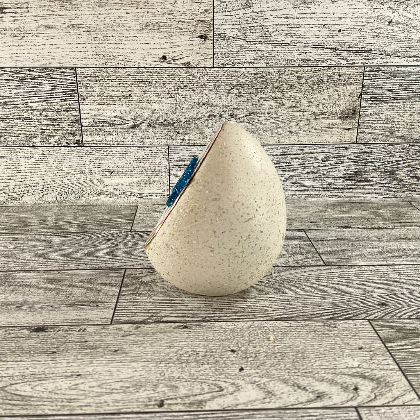 AGD  Easter Decor - Faith Hope Love Rejoice Ceramic Egg Sitter