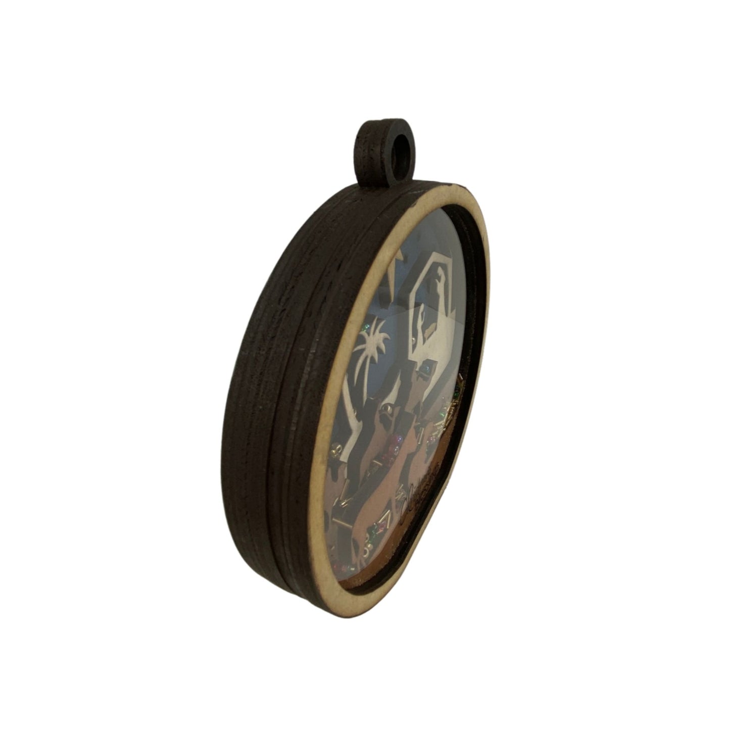 AGD Christmas Decor -  Nativity Layered Scene Chunky Wood Shaker