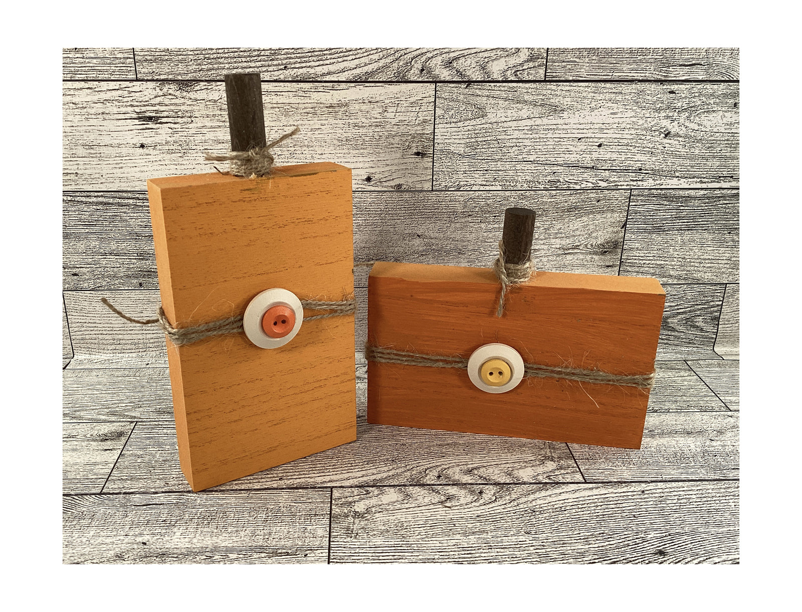 AGD Fall Decor - Wood Pumpkins Spice Booth Ladder Jar Tier Tray Set