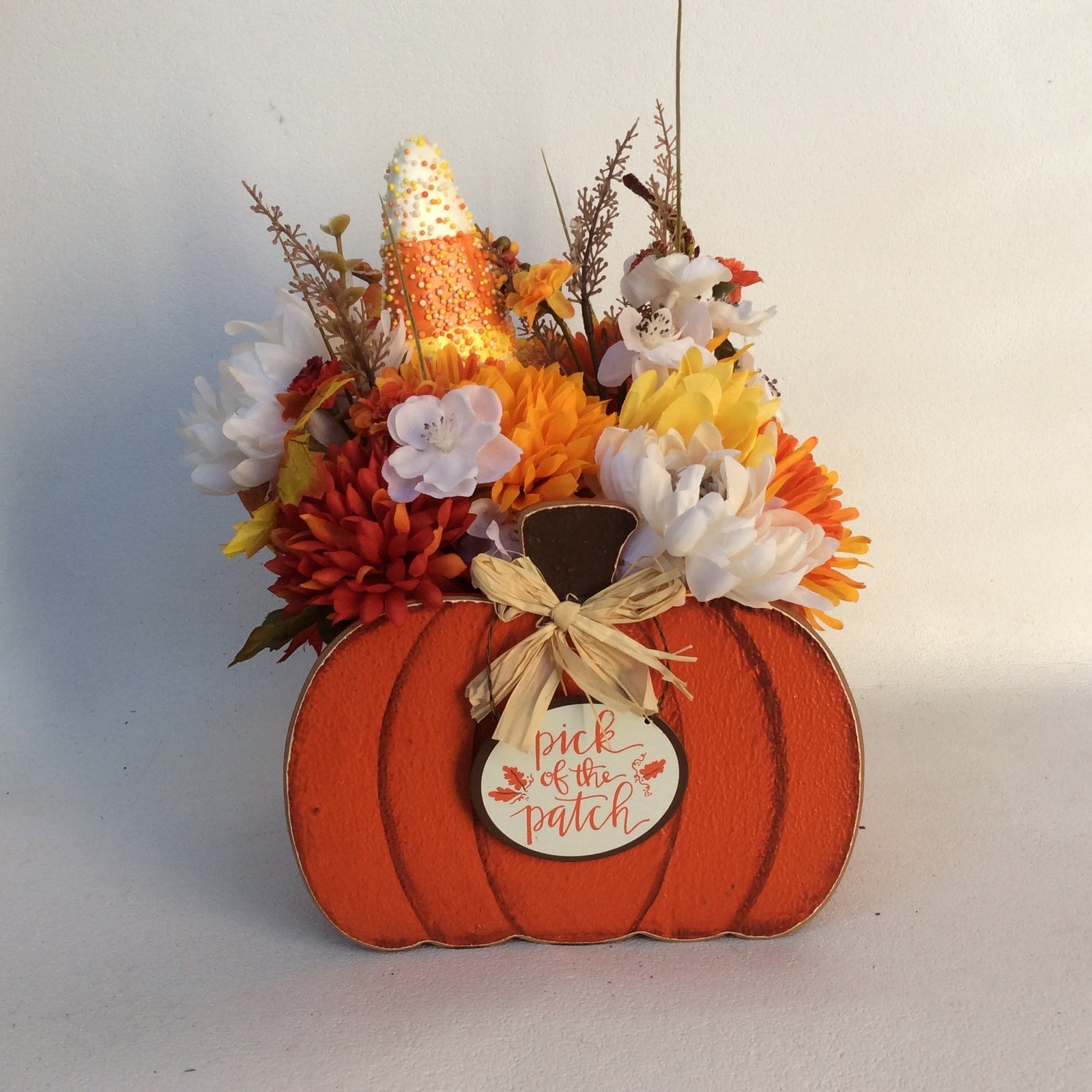 AGD Fall Decor - Pick of the Patch Pumpkin Artificial Floral Display
