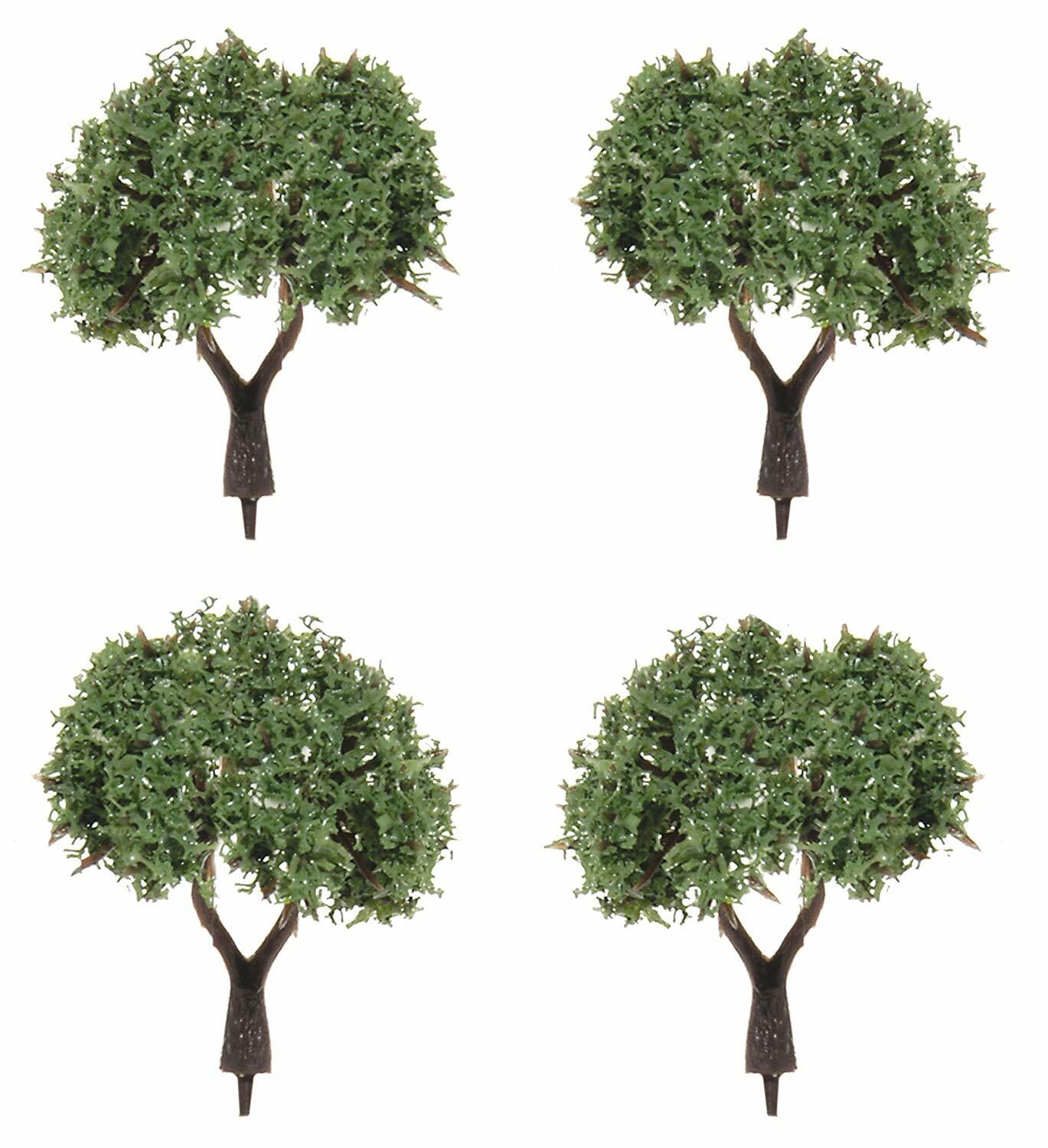Darice Craft Supply - Diorama Artificial Fiber Green Trees 4pk