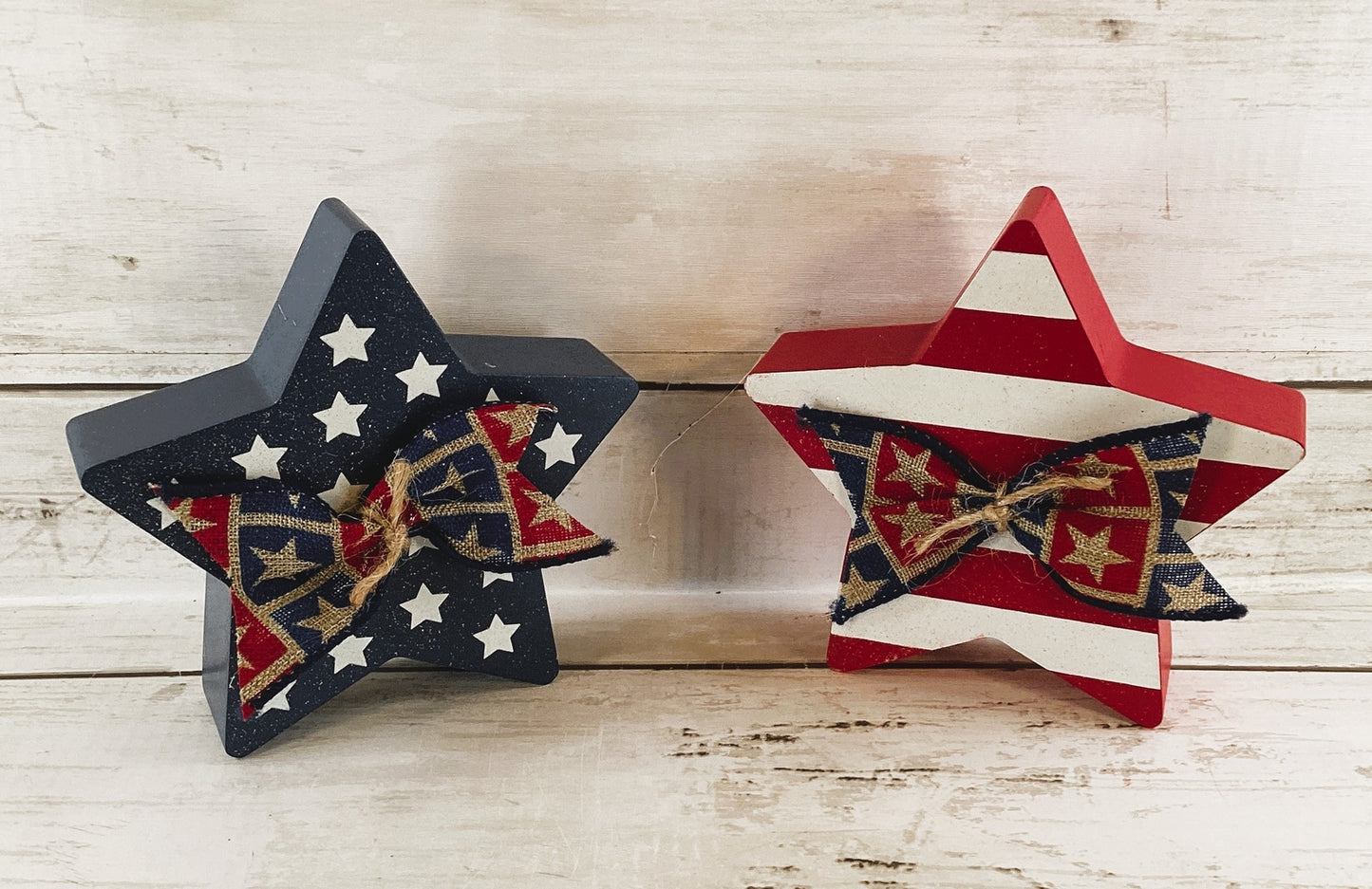 AGD Patriotic Decor - Stars & Stripes Forever Prim Box Sign 3pc Set