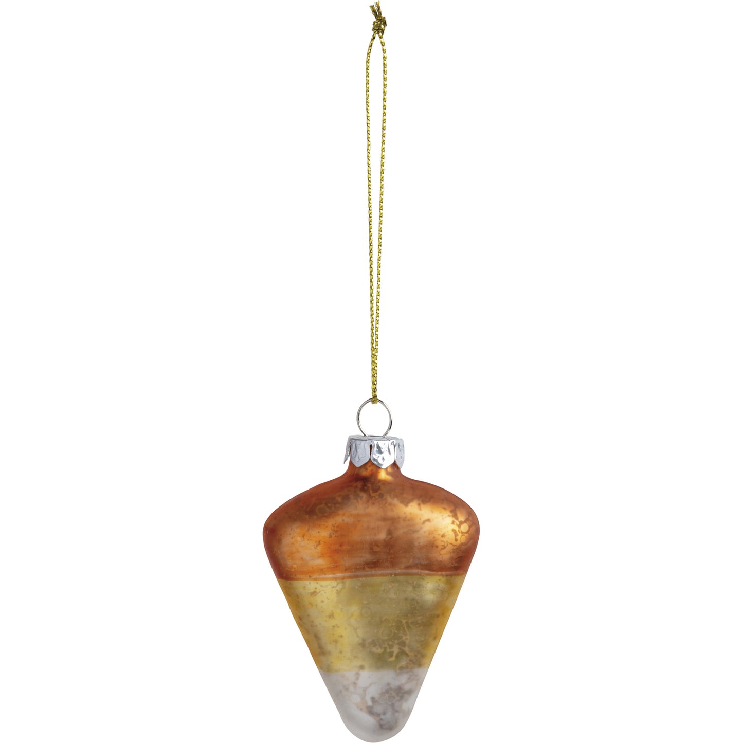 PBK Fall Decor - Glass Candy Corn Ornaments 1pc.