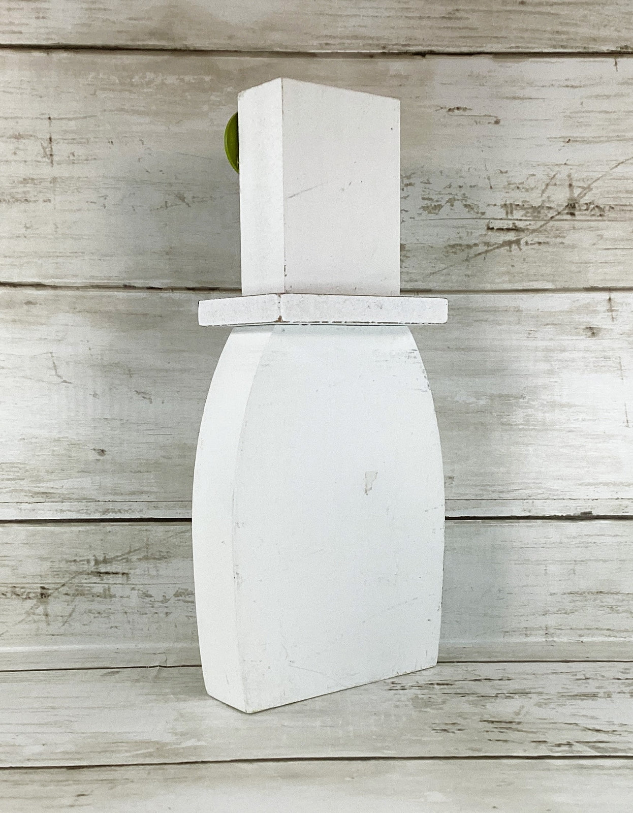 AGD Saint Patrick Decor - Chunky Wood Leprechaun Gnome Tophat Sitter