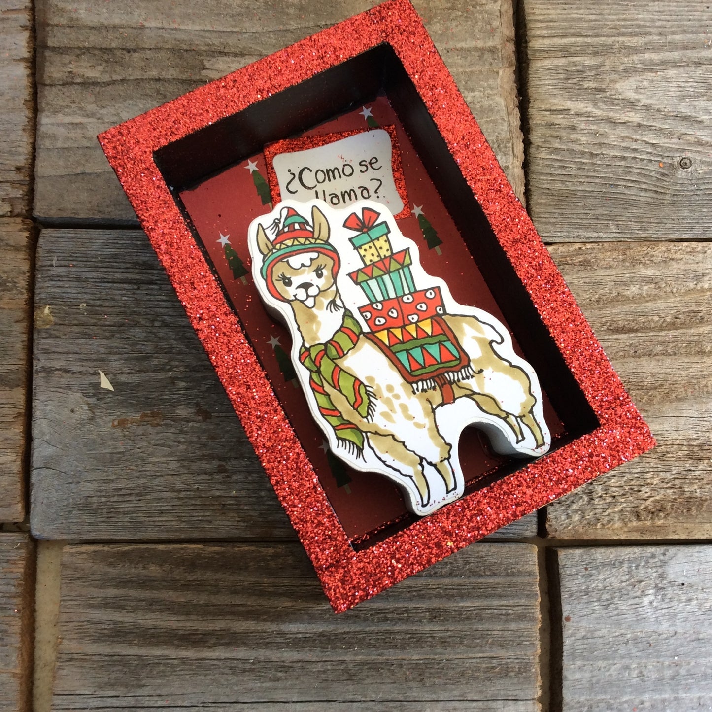 AGD Christmas Decor - Como Se Llama Shadow Box