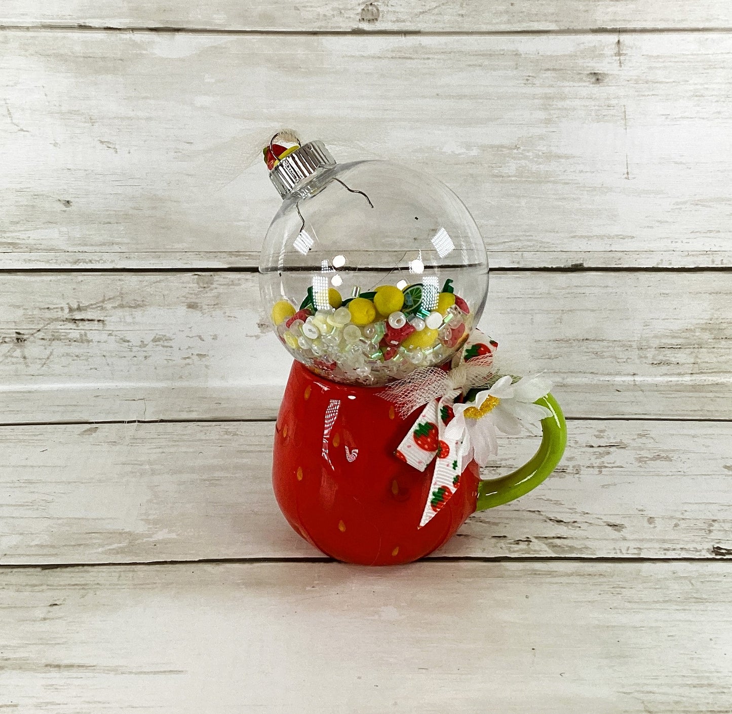 AGD Summer Decor - Lemon Mini Mug Shaker Lemonade Booth 4pc Set