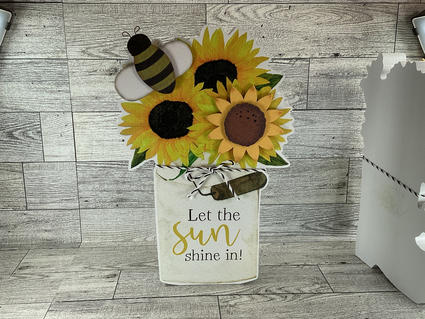 AGD Spring Decor - Rainboots Sunflower Pail Summer Theme Decor 2pc Set