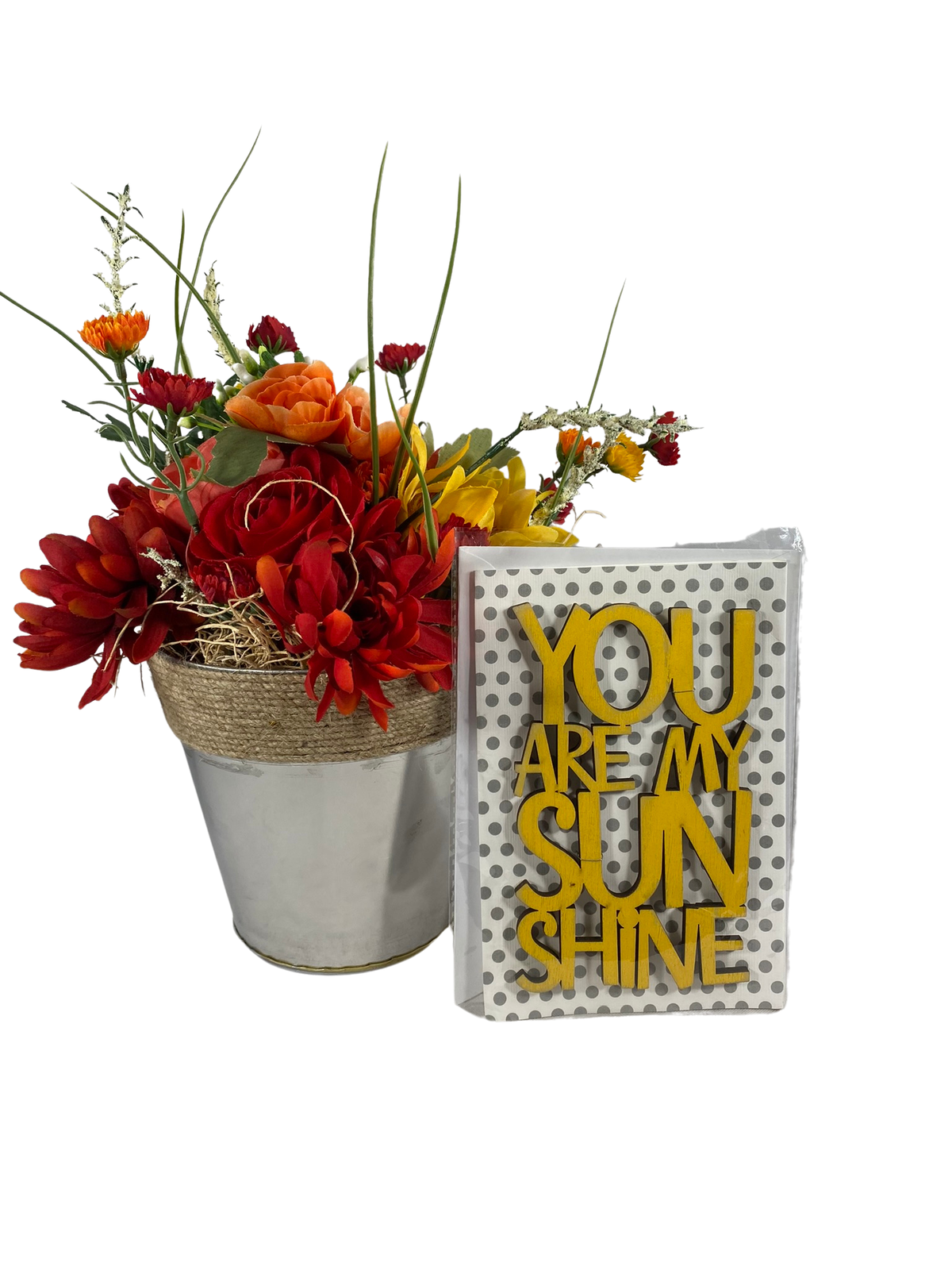 AGD Summer Decor – You Are My Sunshine Card and Floral Centerpiece