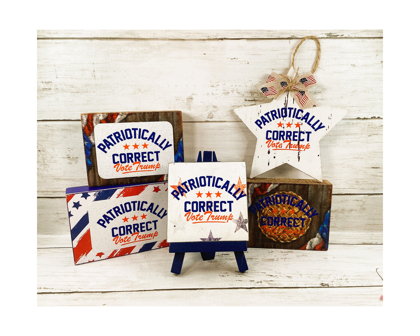 AGD Patriotic Decor - MAGA Patriotically Correct Vote Trump Decor