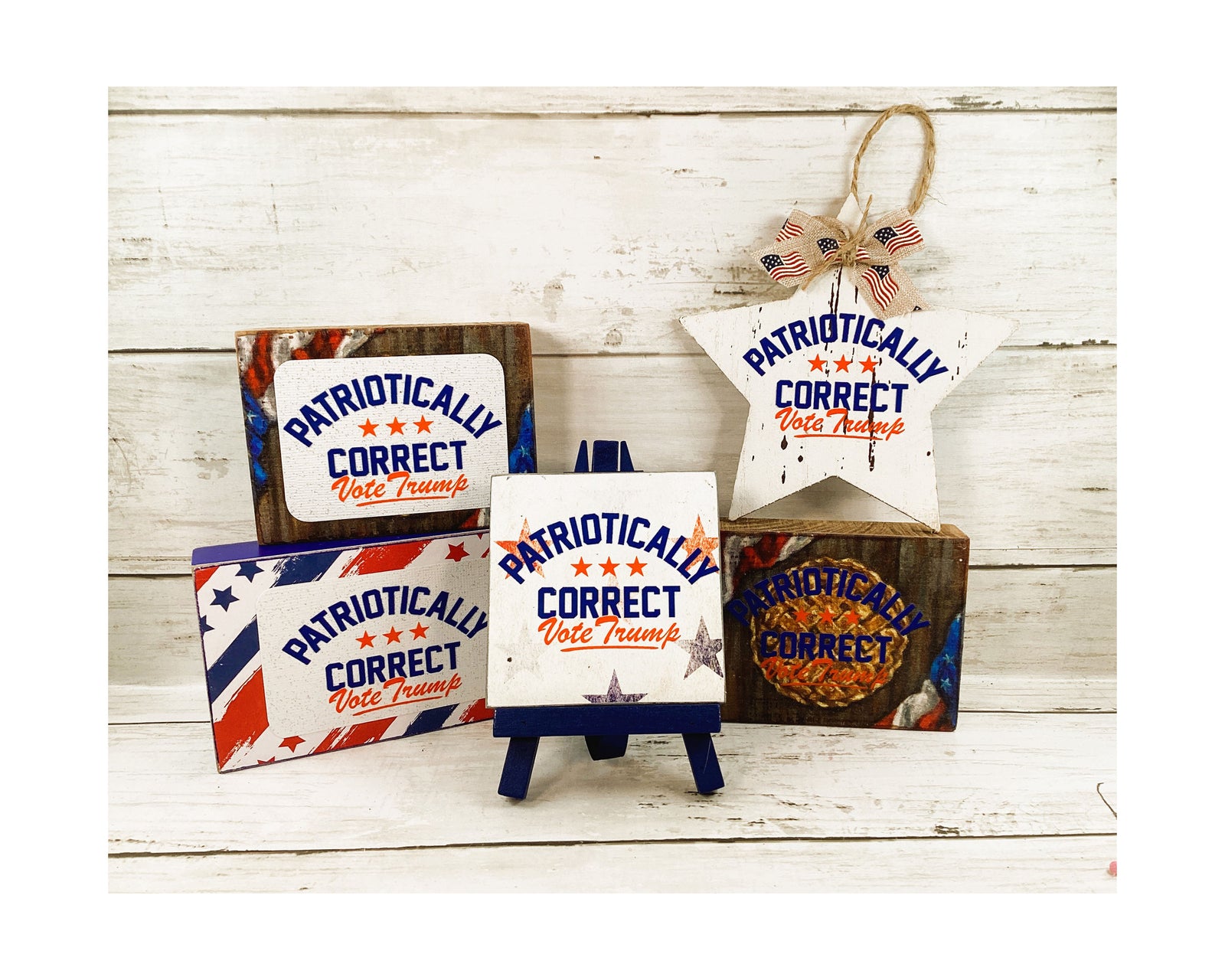 AGD Patriotic Decor - MAGA Patriotically Correct Vote Trump Decor