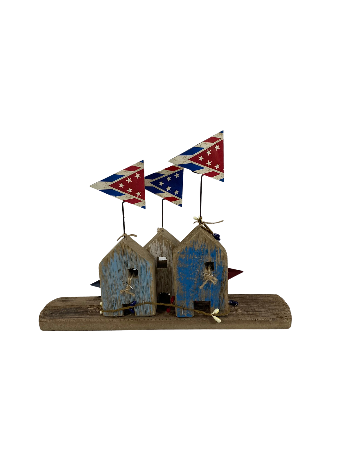 AGD Patriotic Decor - Prim Americana Wood Houses