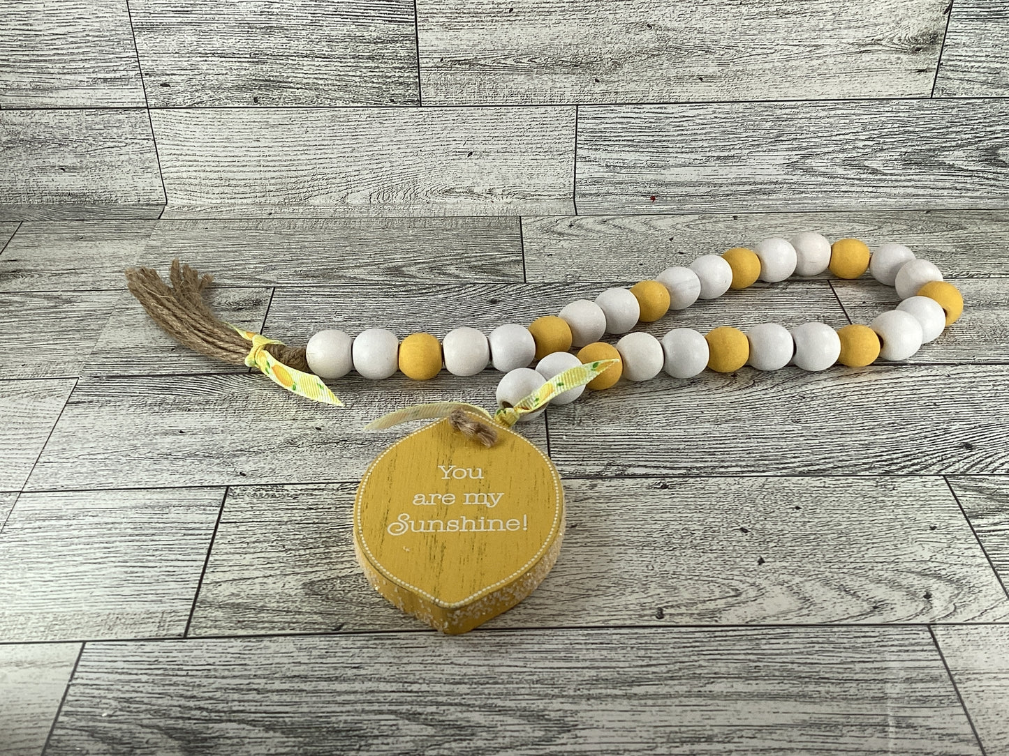 AGD Spring Decor - Summer Lemon Theme Tier Tray Decor 5pc Set