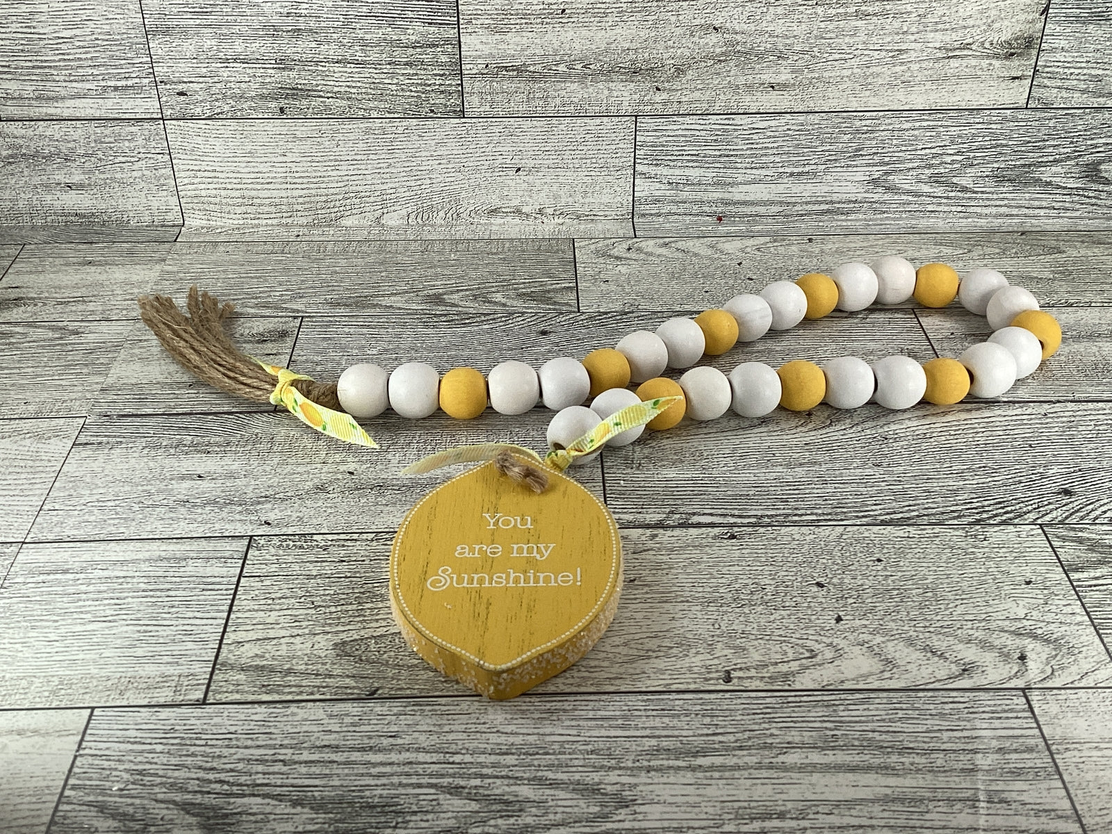 AGD Spring Decor - Summer Lemon Theme Tier Tray Decor 5pc Set