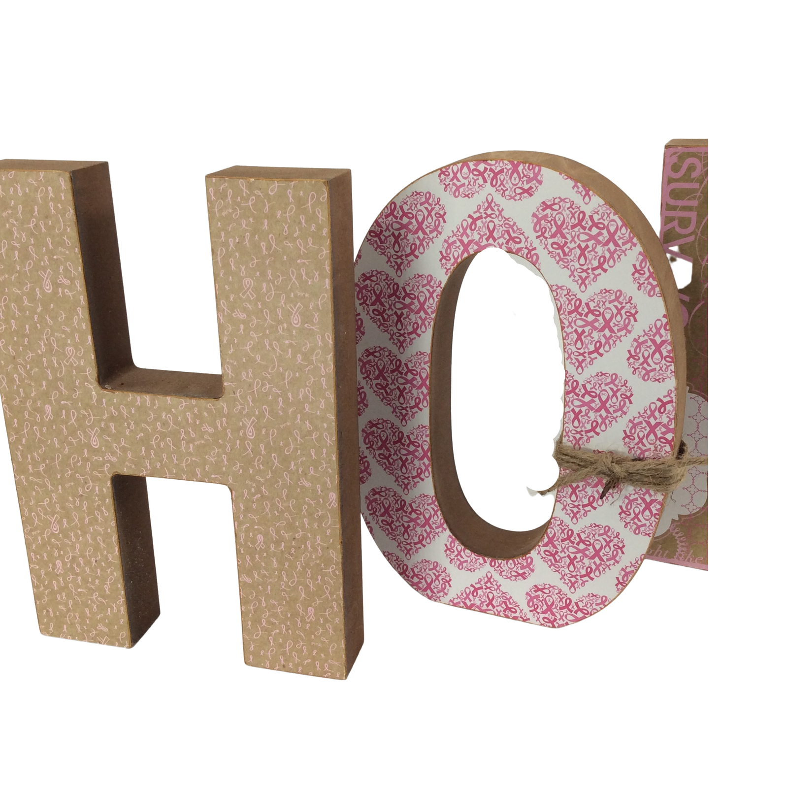 AGD Home Decor - Cancer Support Chunky HOPE Letters Display
