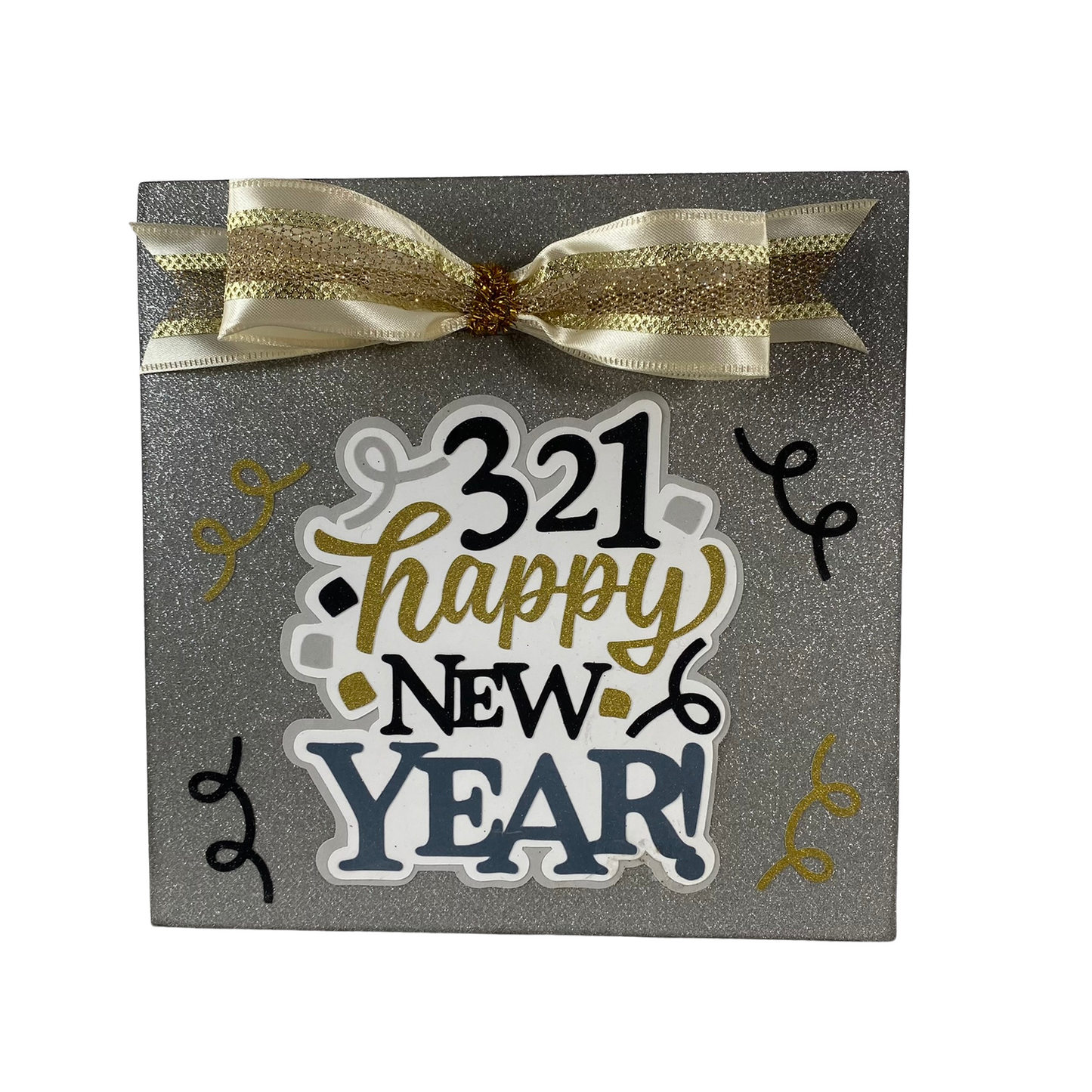 AGD New Years Decor - Countdown 3 2 1 New Years Eve Easel Display