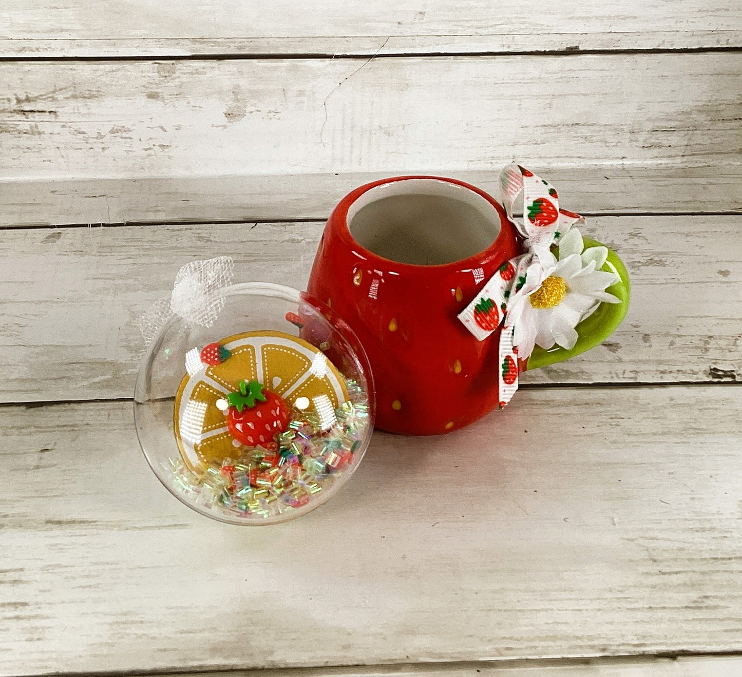 AGD Summer Decor - Lemon Mini Mug Shaker Lemonade Booth 4pc Set