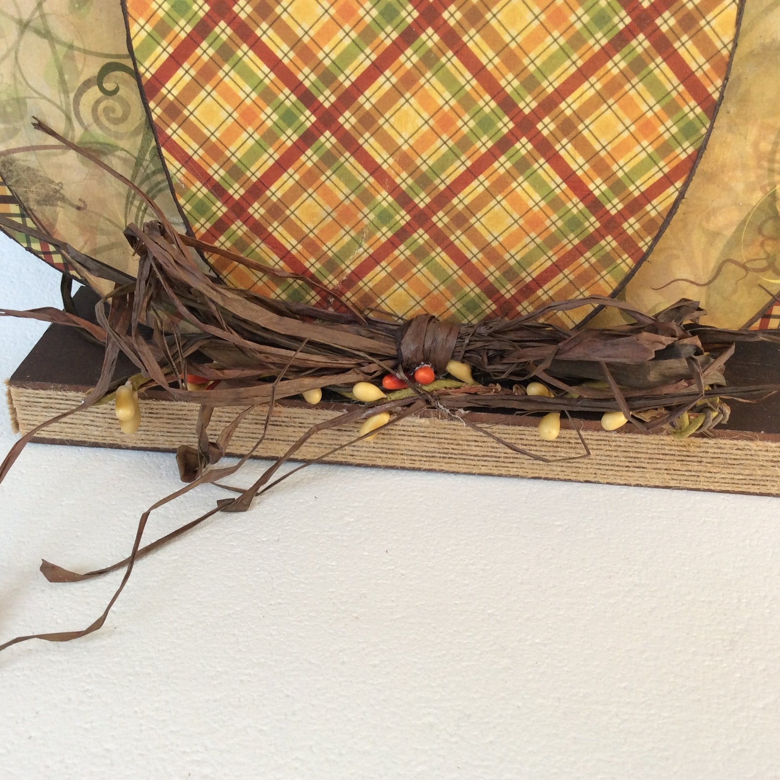 AGD Fall Decor -  Give Thanks Chunky Wood Pumpkin