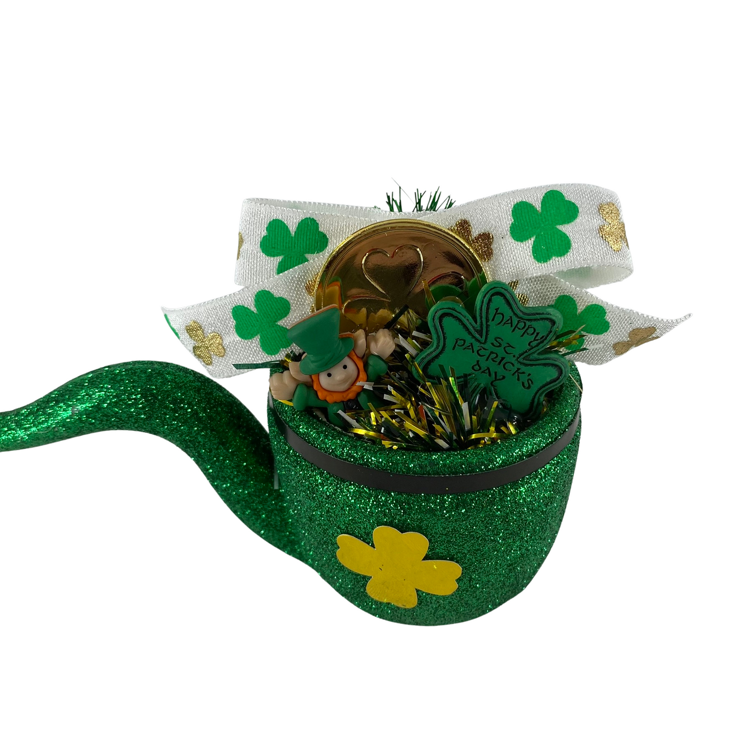 AGD St Patrick's Decor - Leprechaun Pipe Display