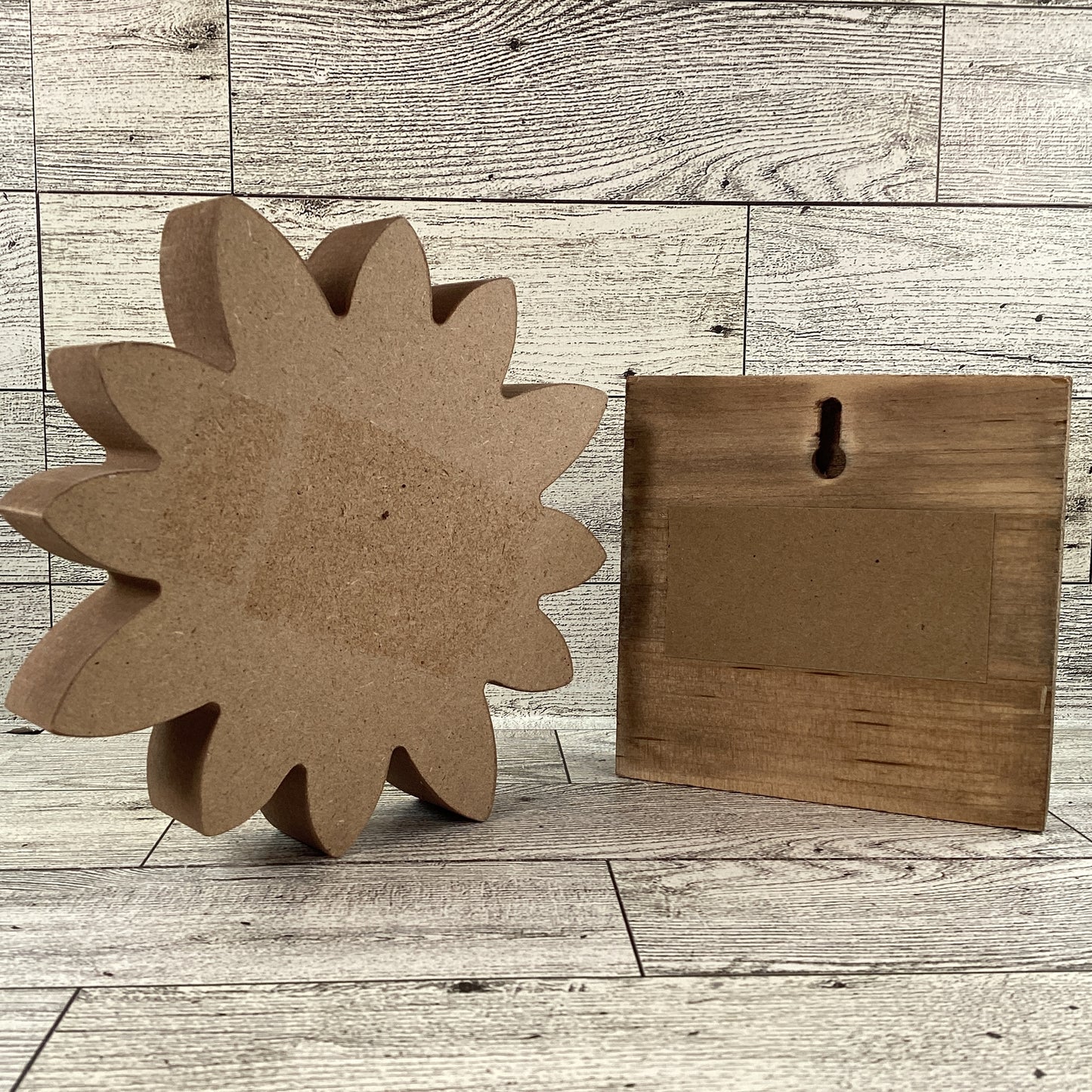 AGD Summer Decor - Girls Just Wanna Have Sunflower Chunky Wood 2pc Set