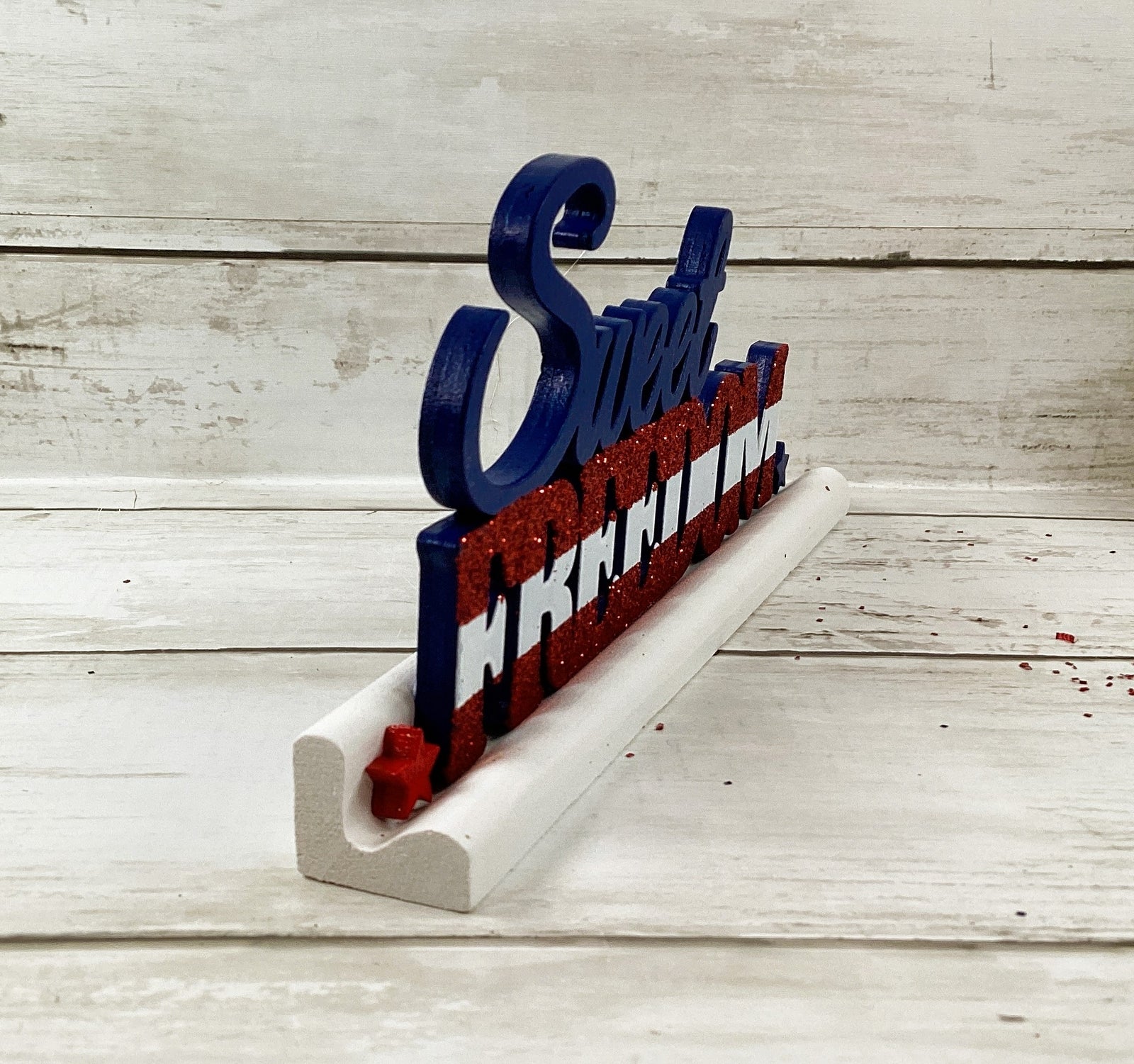 AGD Patriotic Decor - Popsicle Ice Cream Truck Sweet Freedom 4pc