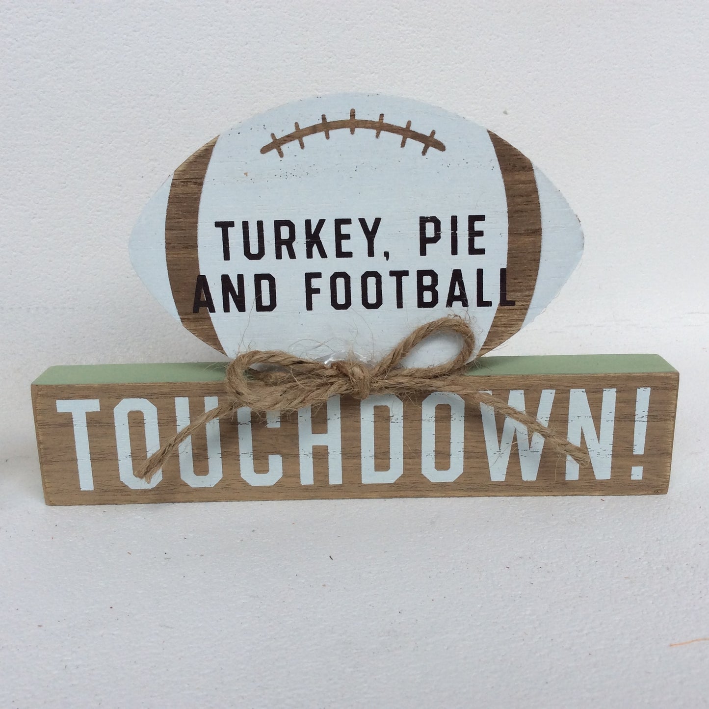 AGD Fall Decor - Turkey Pie Football Season Signs 2pc Set