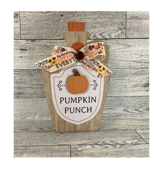 AGD Fall Decor - Pumpkin Cider Punch Jar Tier Tray