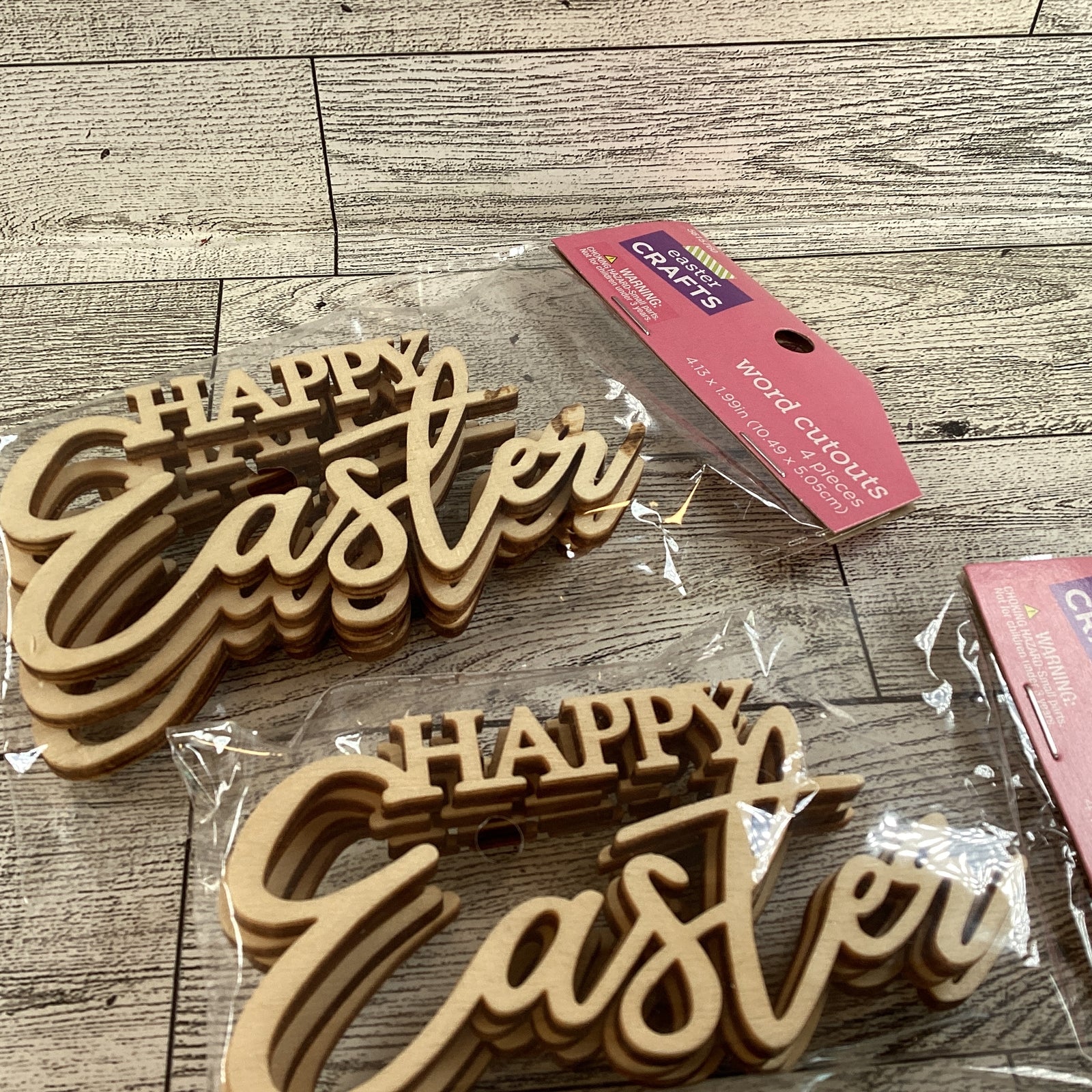 HL Easter Craft Supply - Happy Easter Cutouts Words 4pc Set