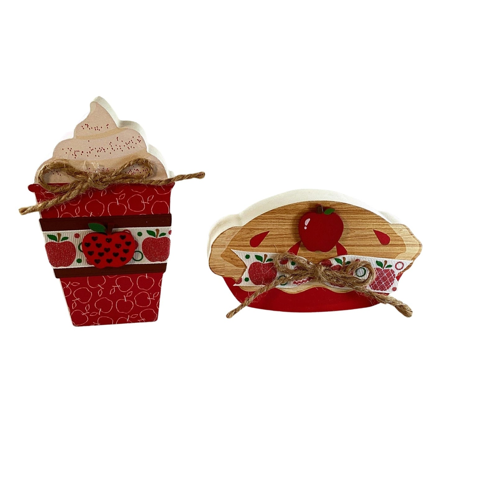 AGD Fall Decor - Chunky Apple Pie Cider Sign Tier Tray 3pc Set