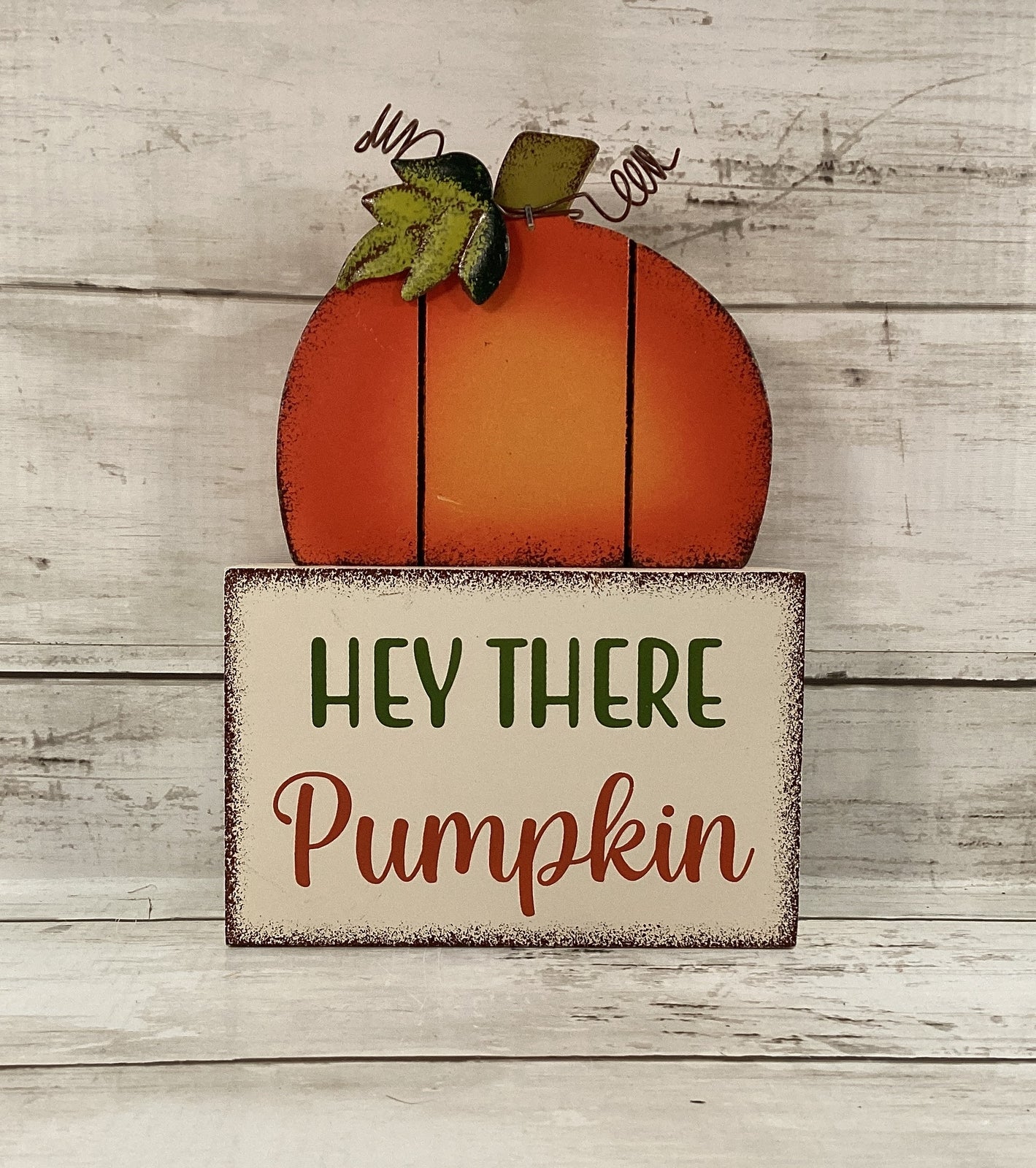 HL Fall Decor - Gobble Wobble Pumpkin to Talk About 2pc Set