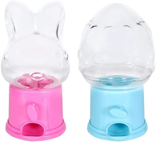 AGD  Easter Craft Supply - Plastic Candy Rabbit Carrot  Dispenser 2pc Set